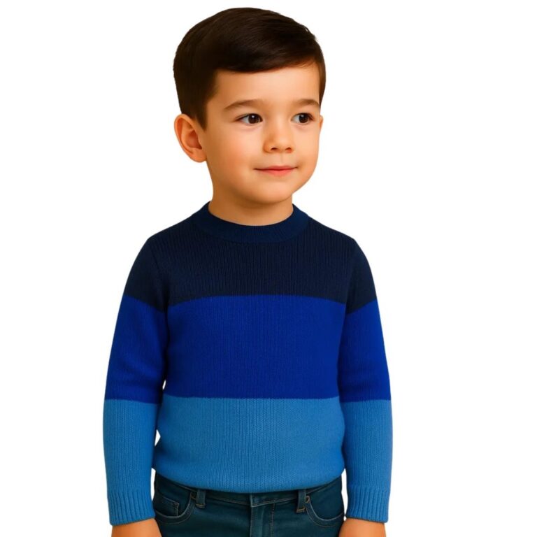 Blusa Cacharrel Inverno Meninos Quentinha Tricô 0