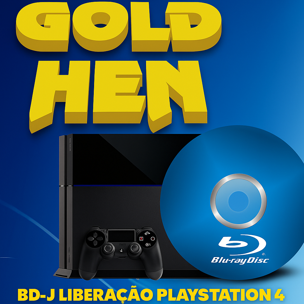 Blu-ray Destrava PS4 9.00 a 12.52 Goldhen – Disco de Alforria (LEIA A DESCRIÇÃO)