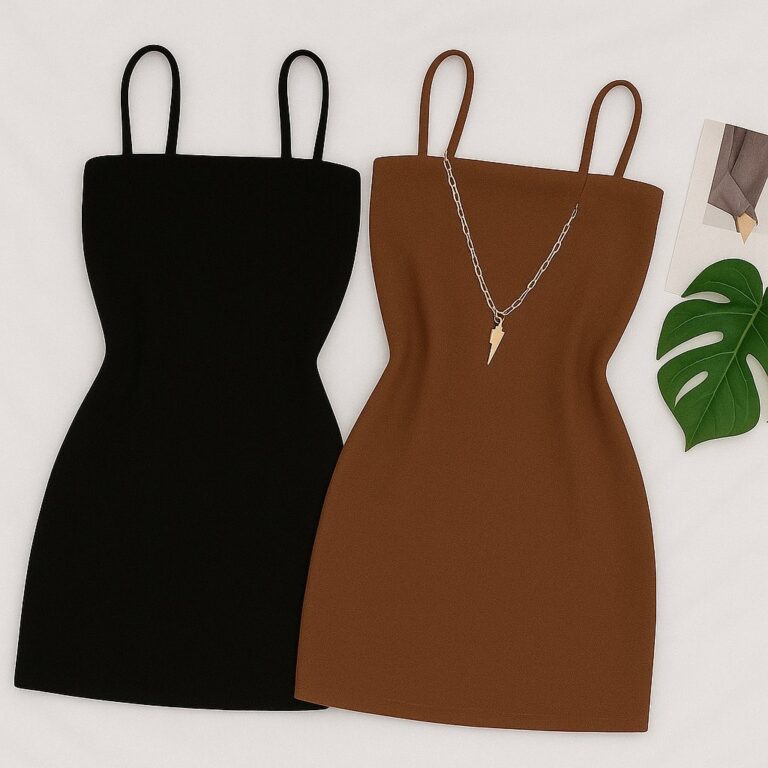 Kit 2 Vestidos Femininos Curto de Alicinha Tubinho