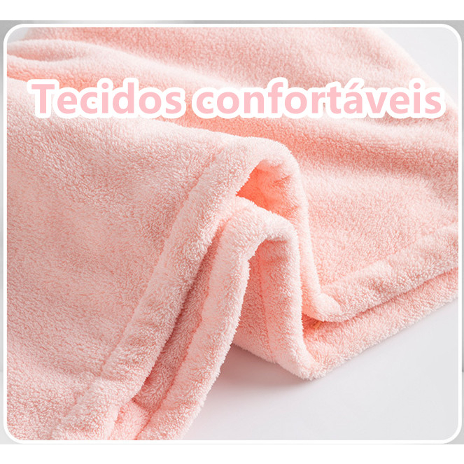 2 Unidade Toalha Grossa Mágica Para Cabelo Secar 