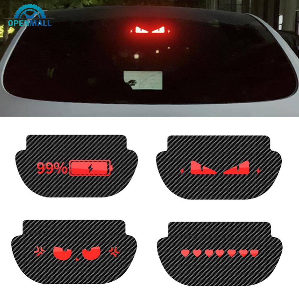 Carro Lâmpada De Freio De Alta Montagem Para Placa De Projeção Top Adesivos Com Emblema De Luz Trase