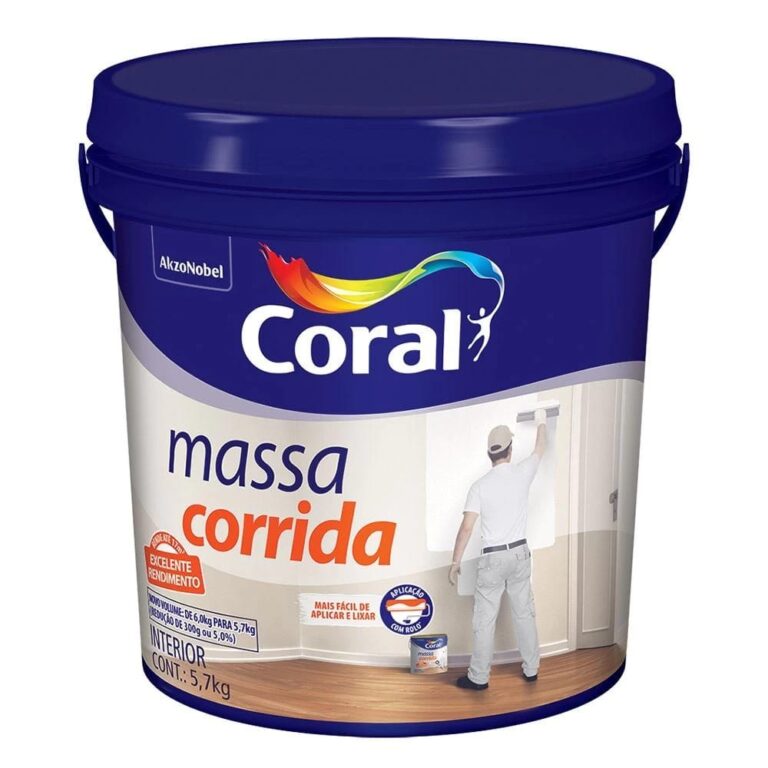 Massa Corrida PVA Coral Fácil Aplicação Lata  G