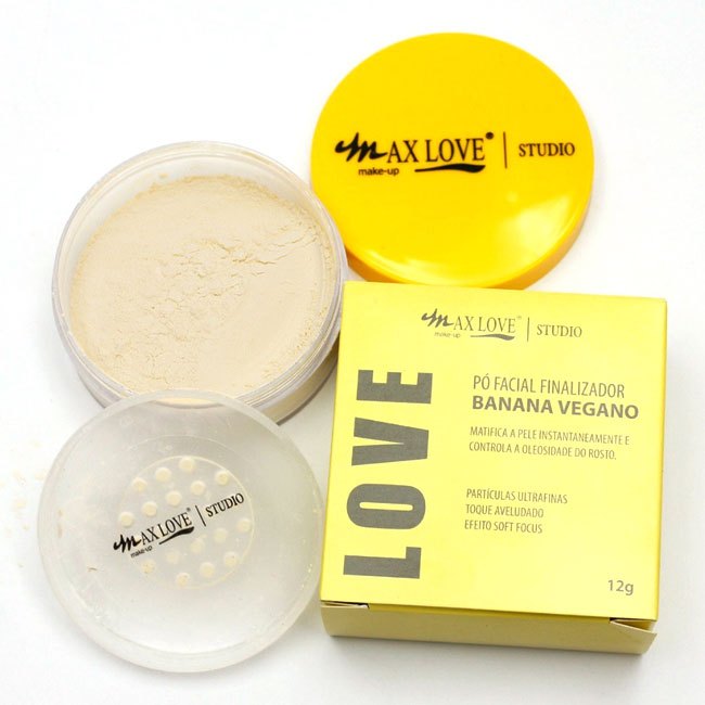 Pó Facial Finalizador Banana Vegano – Max L