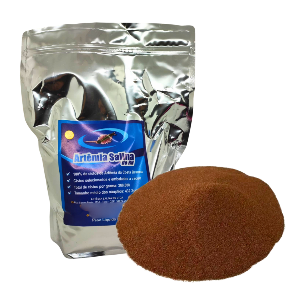 Cistos De Artemia Salina Do Rn Costa Branca – 10g / 20g / 50g (Granel)