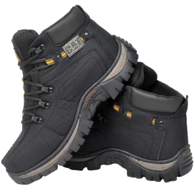 Bota Botina CAT Masculina Adventure Resistente Cos