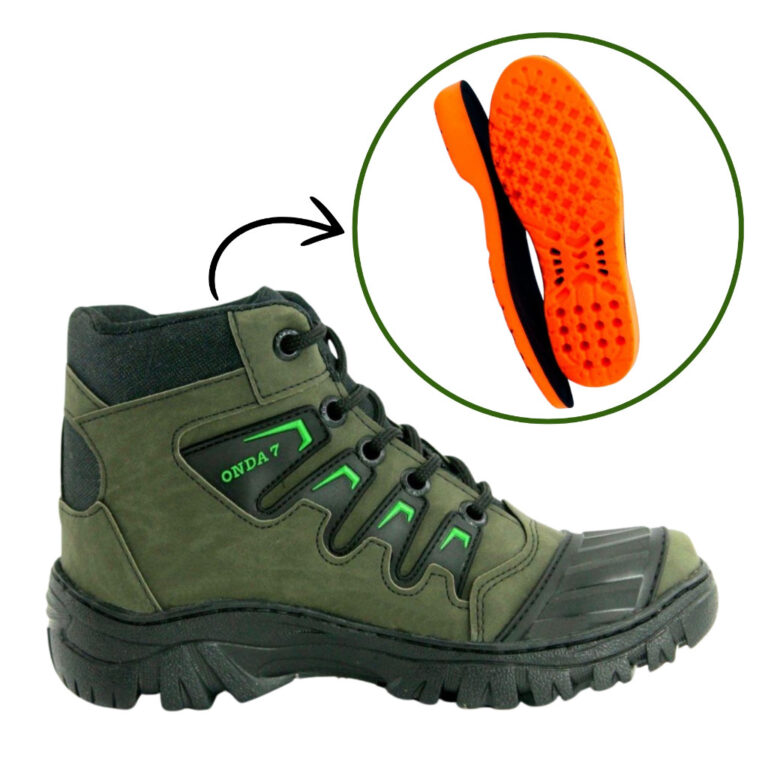 Bota Masculino Coturno Motociclista/Motoqueiro Can