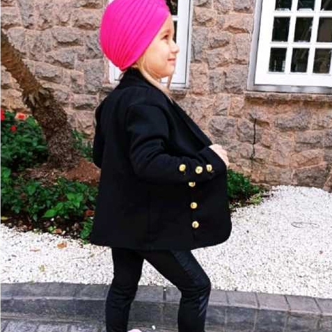 Blazer infantil de botões