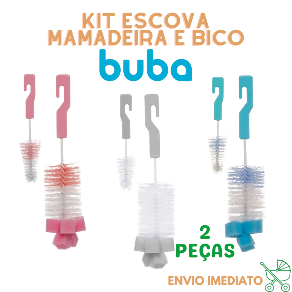 Escova Para Lavar Limpar garrafa térmica E Bico com Esponja  Garrafas Térmicas Multiuso