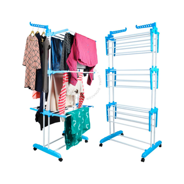 Varal De Chão Roupa Calcinha Grade 3 Andares Dobr