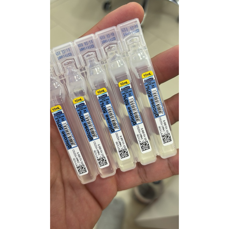 Glicose 50% – Flaconetes 10ml – 30 Unidades