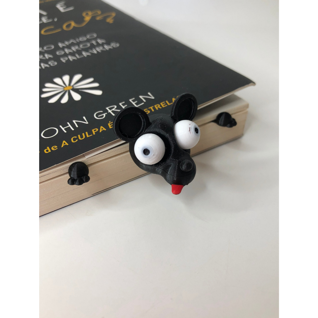 Marcador de Página Rato Esmagado  Colorido, Divertido e Criativo