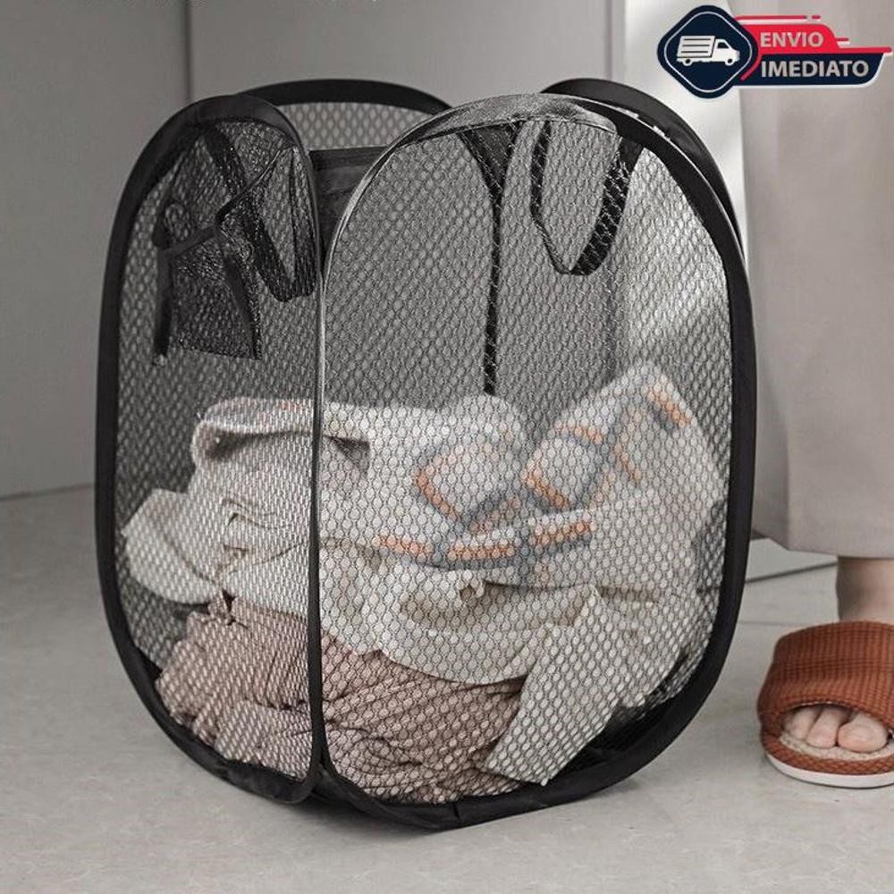 Cesto De Roupa  Dobrável Para Roupas E Brinquedos  Infantil  Caixa Organizadora Cozinha Quarto Casa