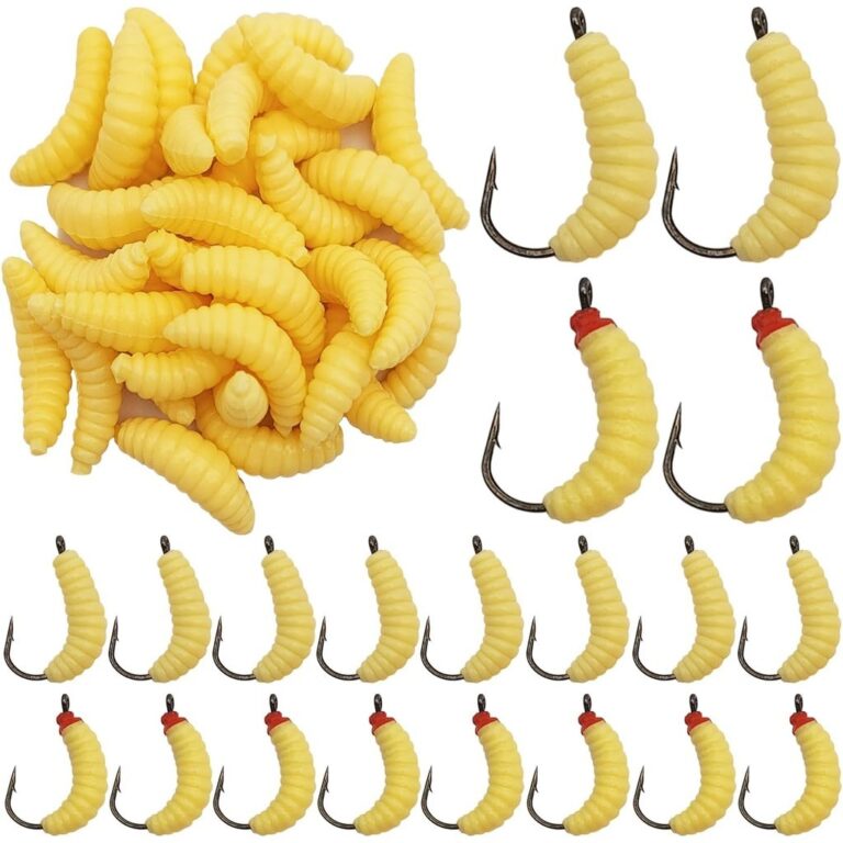 10pcs Iscas Macias De Pesca 2cm/0.4g Com Anzol De 
