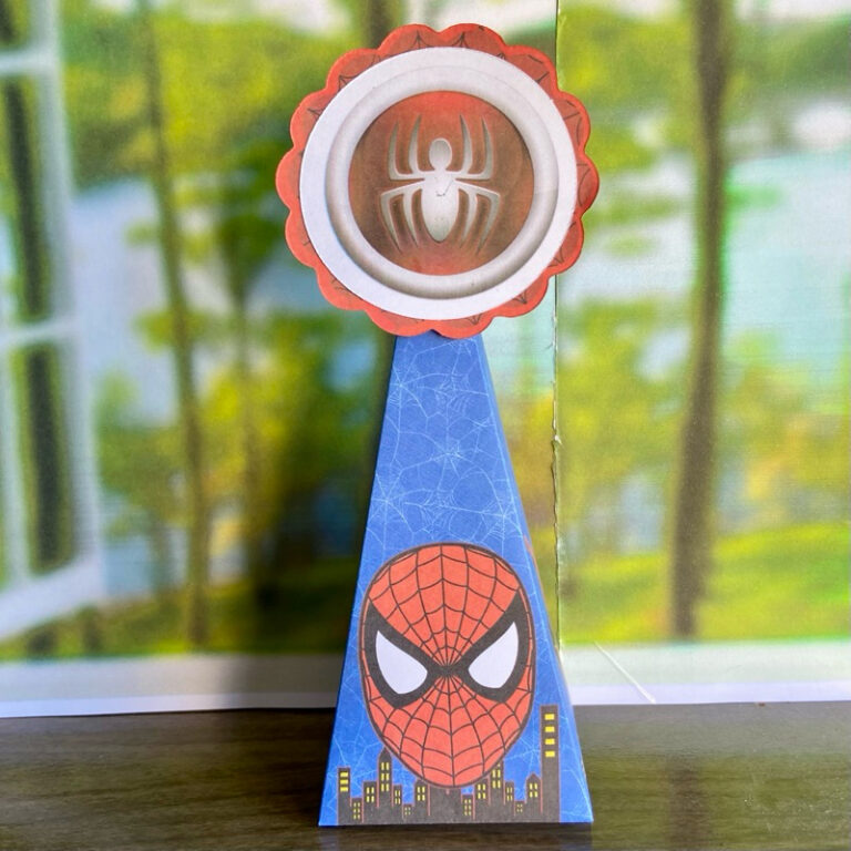 10 Caixa Pirâmide Cone Homem Aranha Personalizado