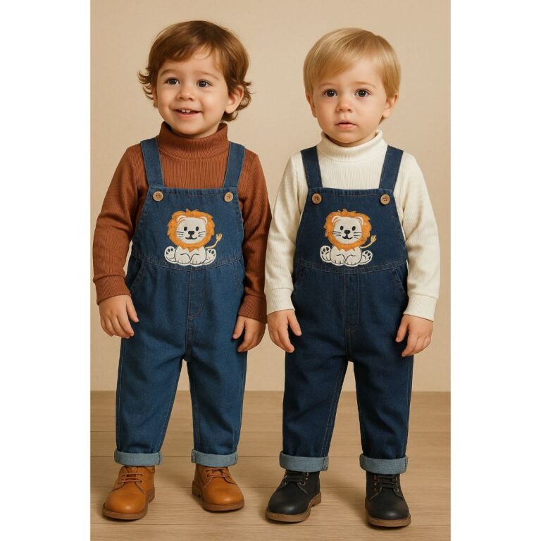Macacão Jardineira Jeans Calça Infantil Menino B