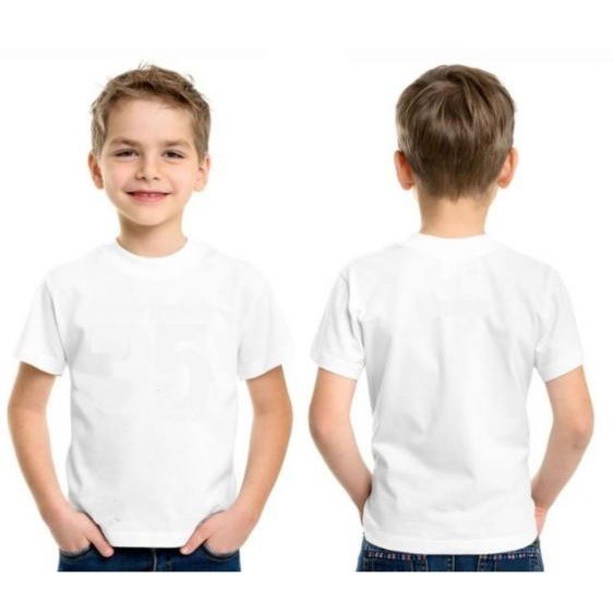 Camisa infantil 100% poliéster