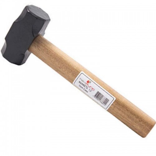 Marreta com cabo de madeira 1kg