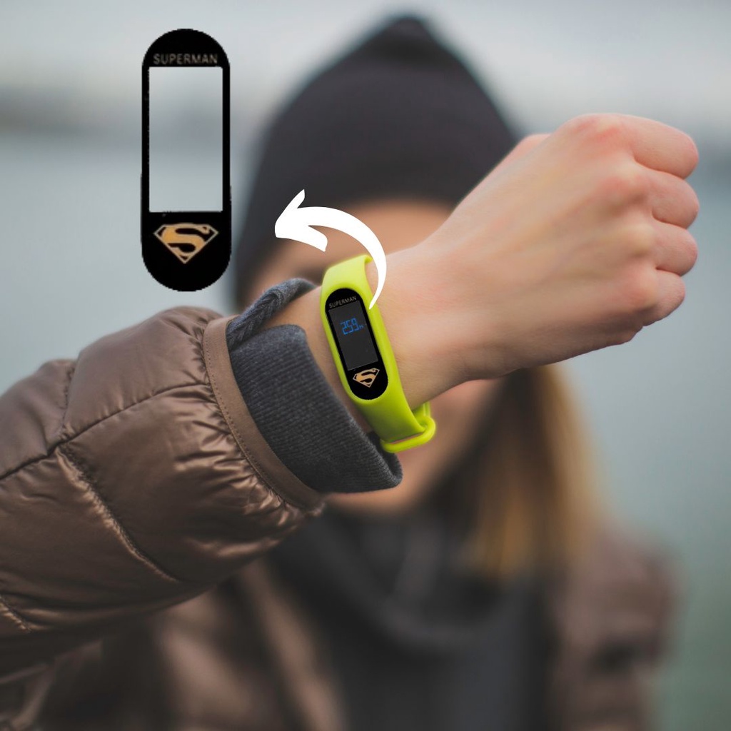 Película Protetora para Mi Band 4 Personalizada 1 Peça Estampas Variadas