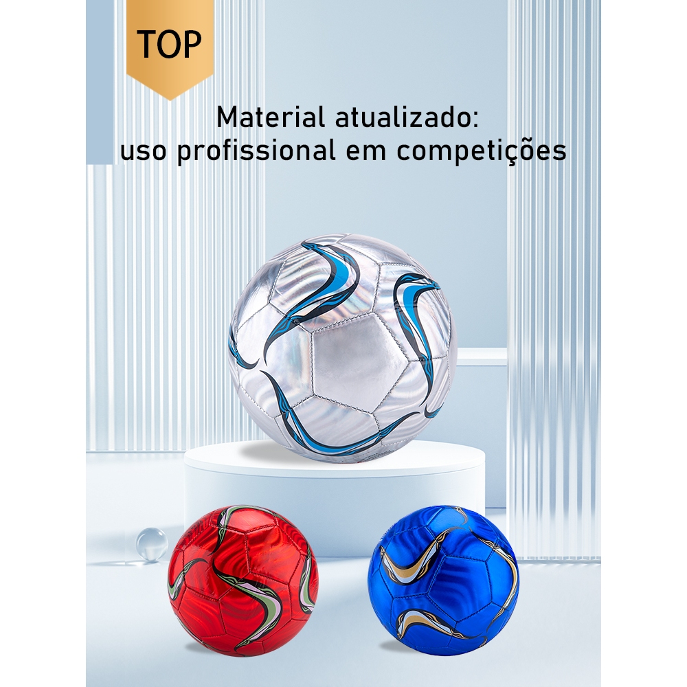 tamanho 5 Bola Oficial de Campo Profissional para Treinamento Adultos Jovens Estudantes Laser Brilha
