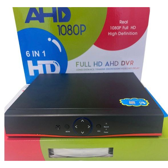 Gravador Digital Dvr 4 Canais Full Hd Preto Ahd 10