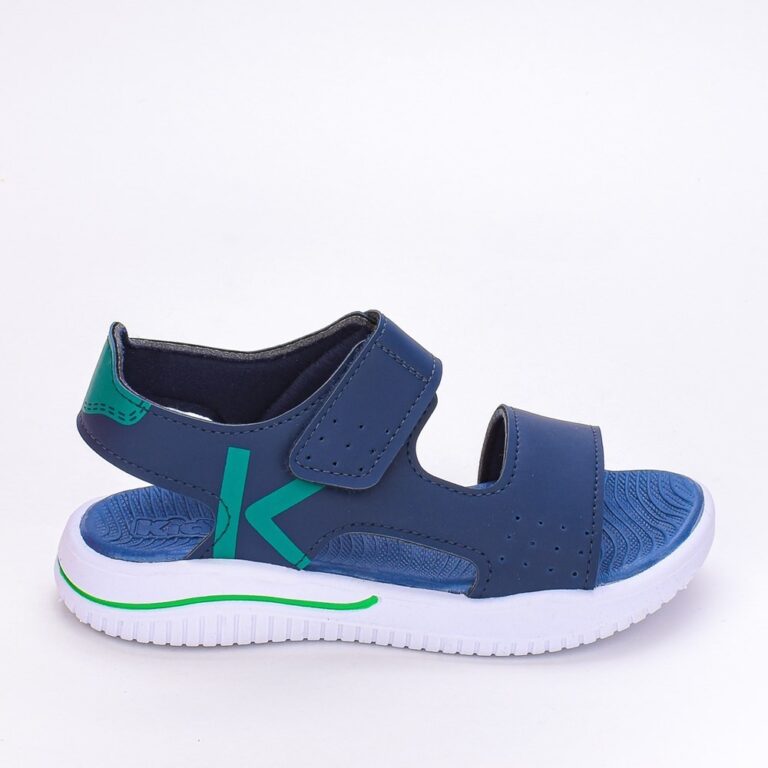 Sandália Infantil Masculina Fly Kidy Marinho Verd