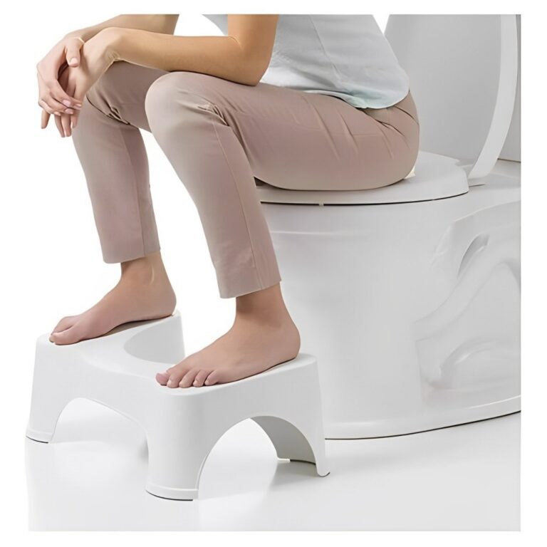 Banquinho De Cócoras Pés Para Vaso Sanitário An