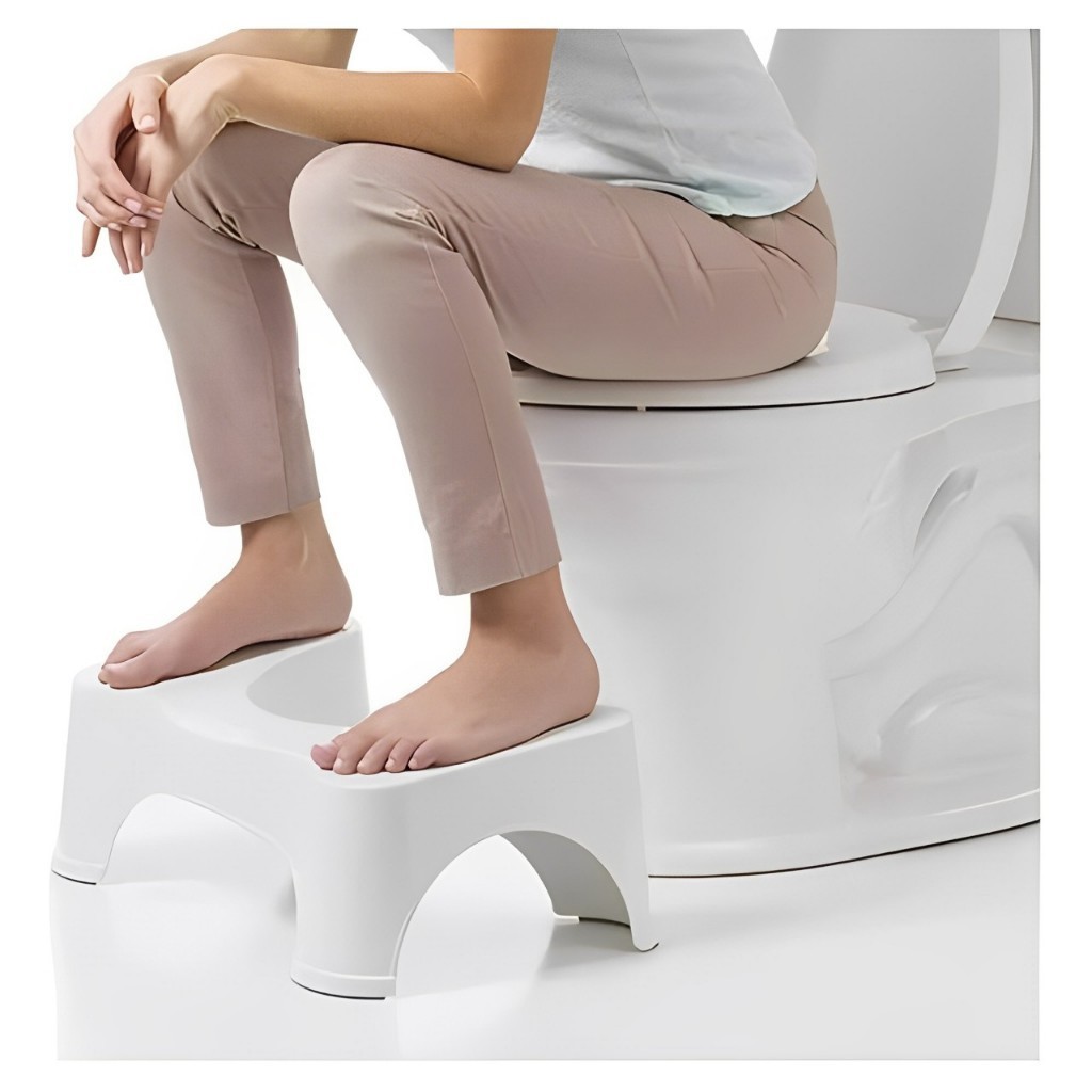 Banquinho De Cócoras Pés Para Vaso Sanitário Antiderrapante Banco Banqueta