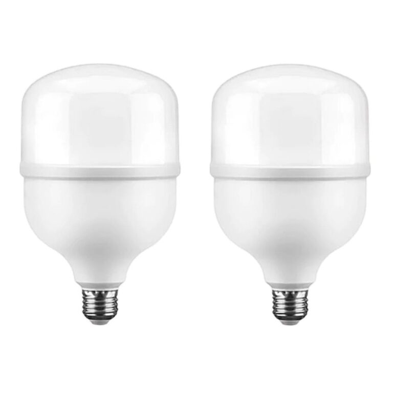 KIT 2 Lâmpada 50W LED ALTA POTENCIA Bulbo Branco 