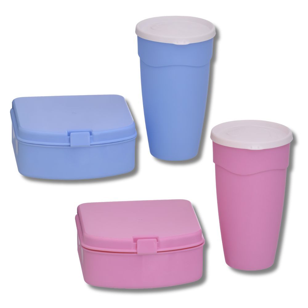 Kit Com 1 Sanduicheira E 1 Copo Com Tampa BPA Free 470 ML