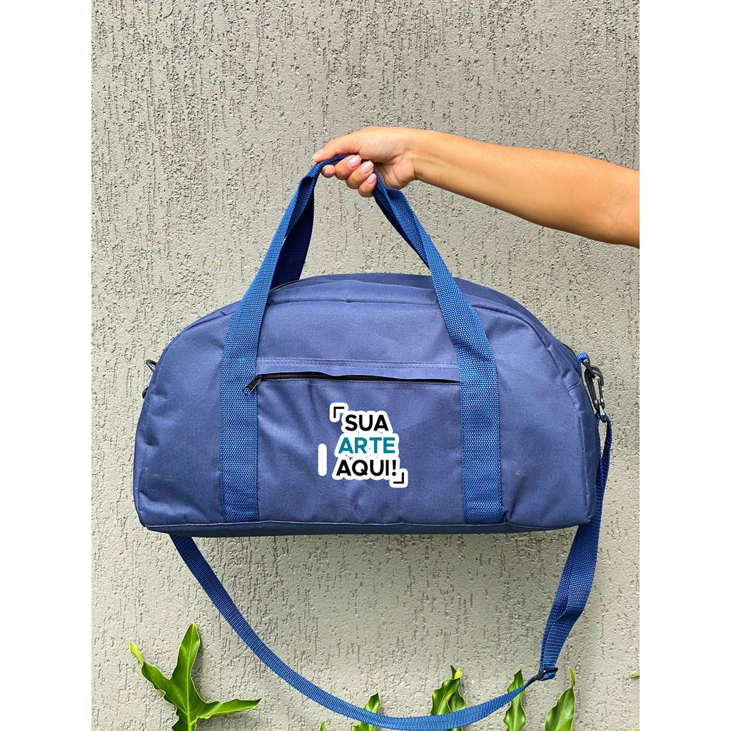 Mala Grande – PERSONALIZADA – Estampada Academia Viagem Mala Masculina Feminina Unissex Resistente F