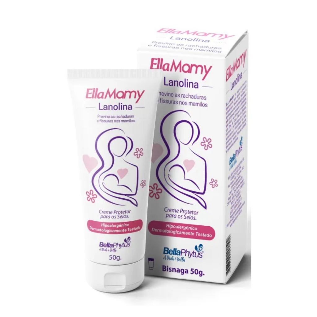EllaMamy – Lanolina – Creme protetor para os Seios 50g – BellaPhytus
