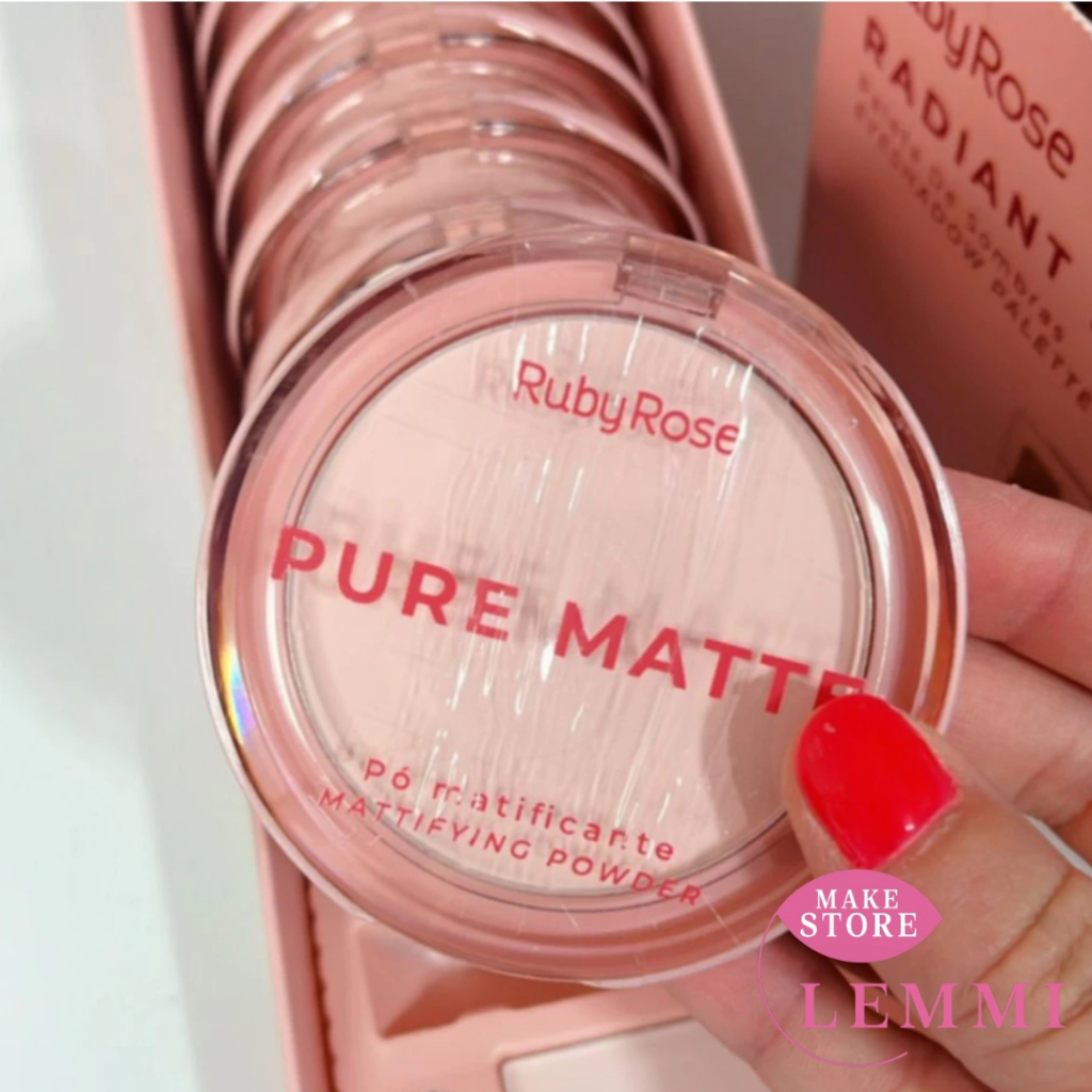 Pó Compacto Matificante Ultrafino Pure Matte Ruby Rose