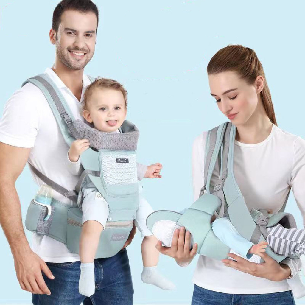 Banco De Cintura Para Bebê Canguru Bebe Passeio Varias Cores Mochila Infantil Hipseat Carrier Pra Be