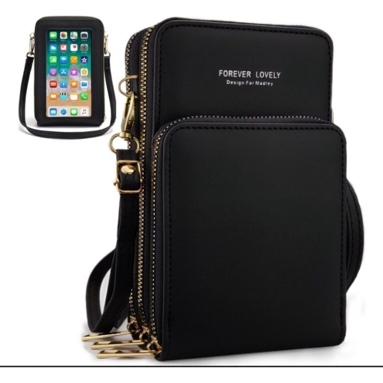 Bolsa feminina Carteira de telefone com tela sens