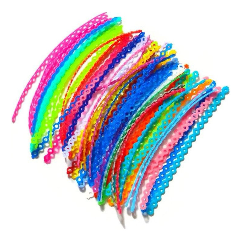 Kit Aparelhoortodôntico  5 Parliga Trançadas (12 Furos Cada)