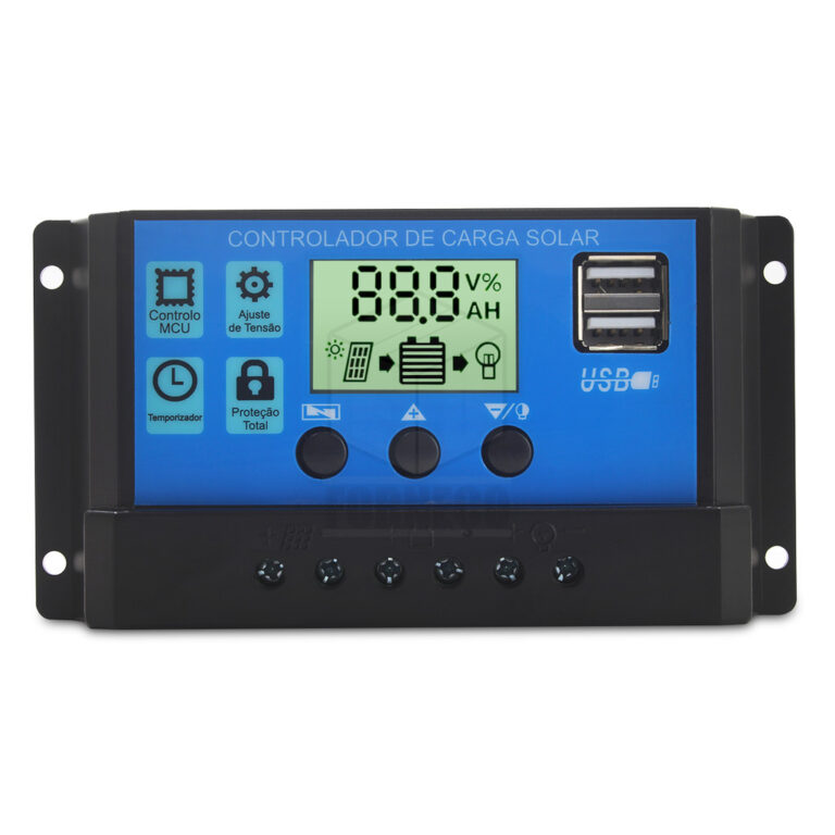 Controlador De Carga Solar Inteligente 40a Pwm Dis