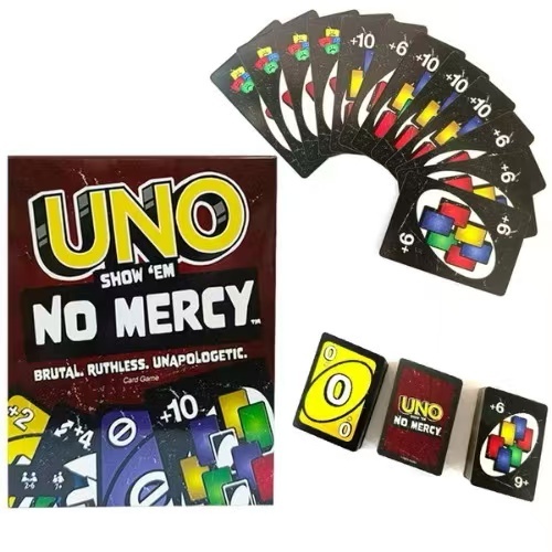 Jogo De Cartas Uno No Mercy  Para Familia