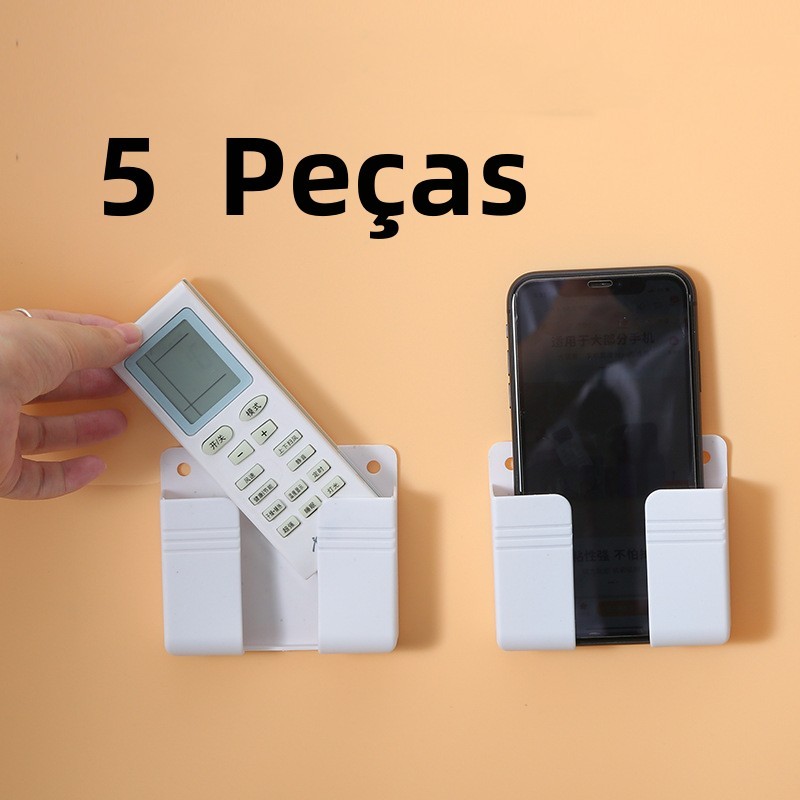 1/2/5 Suporte De Parede Multifuncional Caixa De Armazenamento Casa Para Carregar Remoto Um Slot Orga