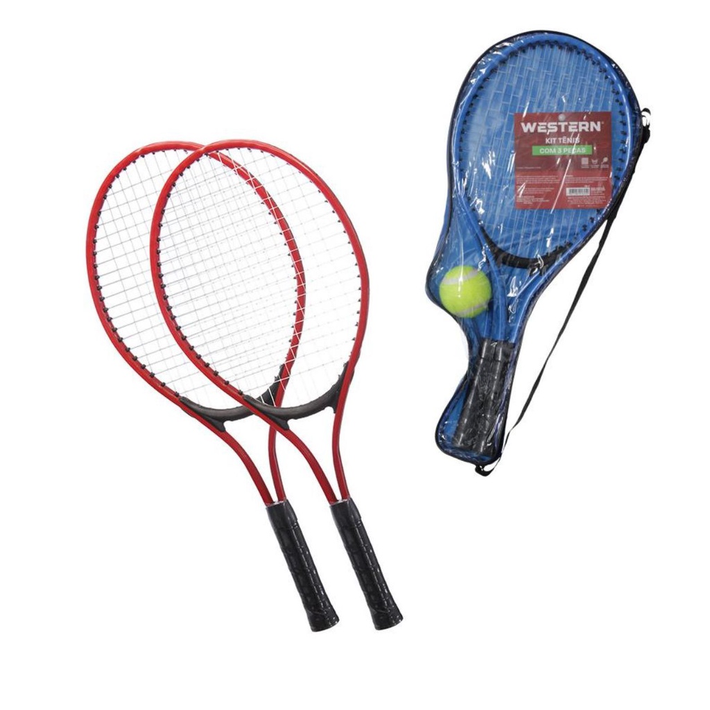 kit para esporte ar livre 2 Raquete mais  bolsa mais bola