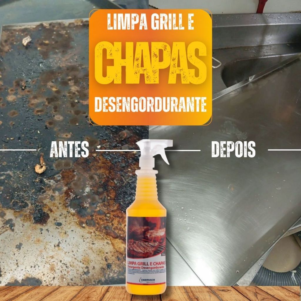 Salva Panelas Desengordurante Potente Não Agride Limpa Grill e Chapas 1L