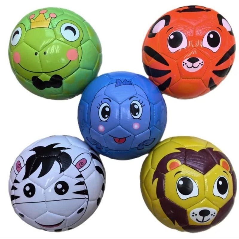 Kit 3 Bolas De Futebol Colorida Infantil Brinquedos Para Crianças Kit com 2 ou 3 bolas ou Unidade