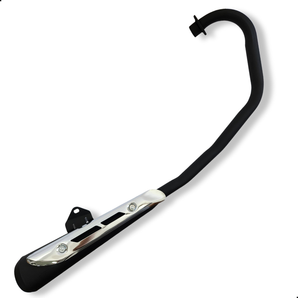 Escapamento Titan / Fan 160 Mini Turuna Preto Com Protetor