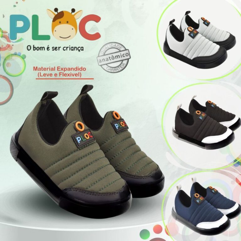 Tênis Ploc Street Calce Fácil Slip On Flat Anat