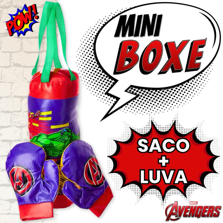 Saco De Pancada Com Luvas Kit Box Lutas Infantil A