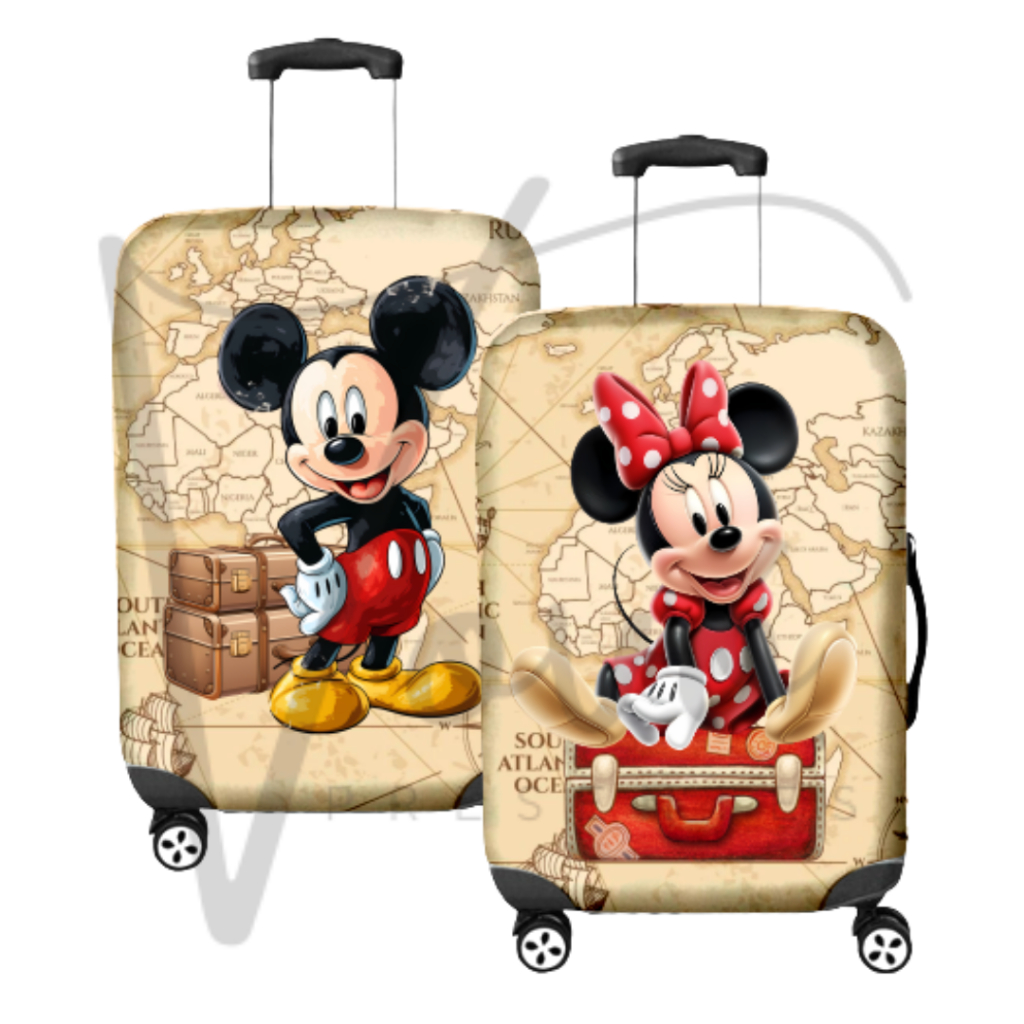Capa de mala Personalizada Mickey Minnie