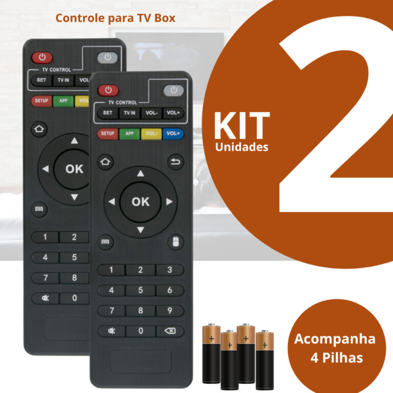 kit 1 – 2 e 3 Controle Remoto Para Tv Botõe