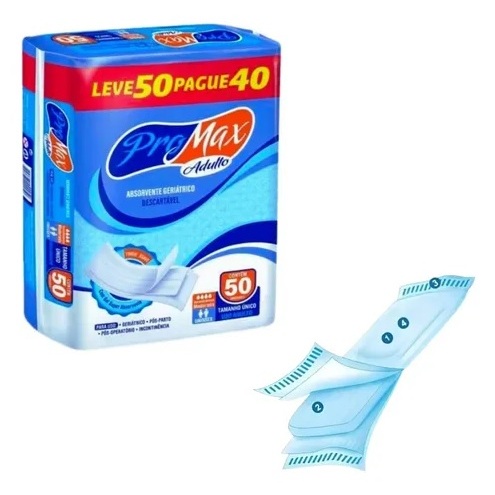 Absorvente Geriátrico Pro Max Adulto Unissex Alta