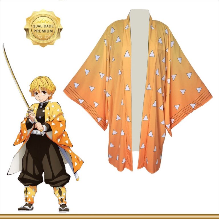Kimono Capa Jaleco Zenitsu Unissex
