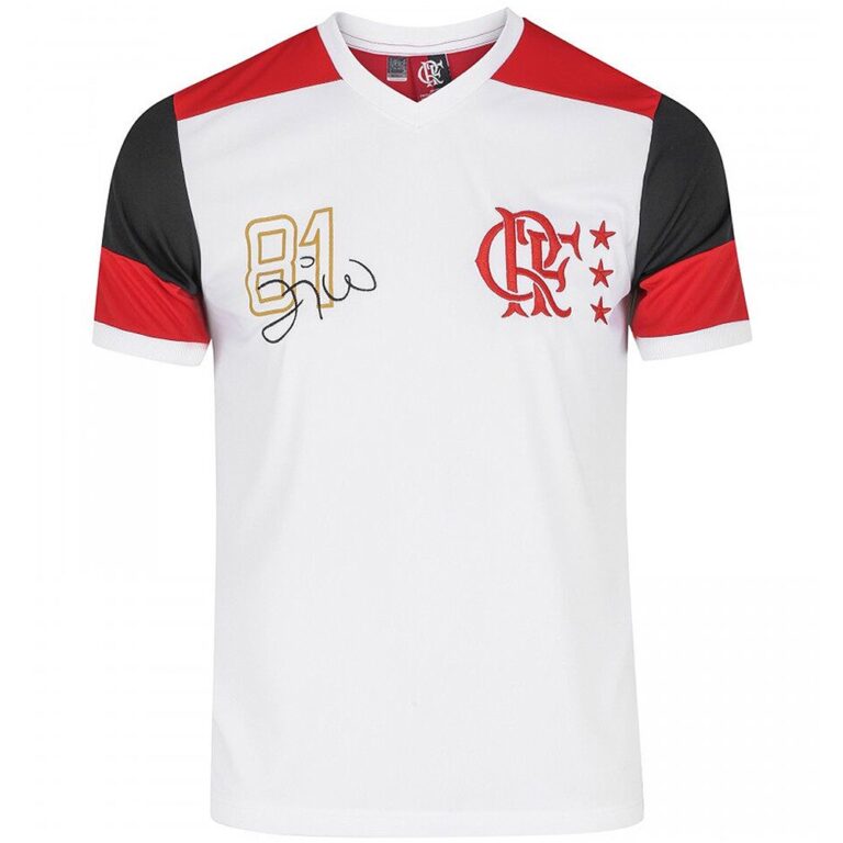 Camisa Retrô Flamengo Mundial 81 Zico DRY Oficial