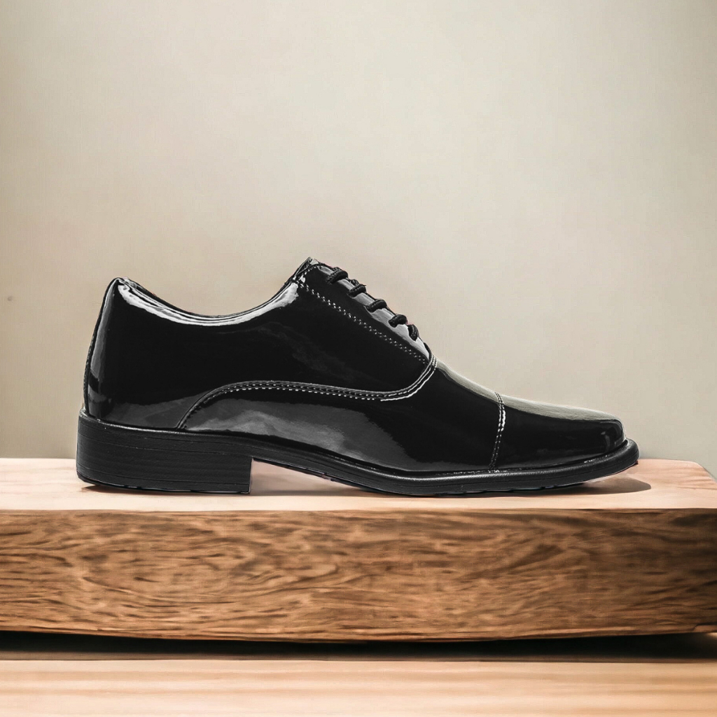 Sapato Social Militar  de Couro Masculino Esporte Fino Macio Pronta Entrega Envio Imediato